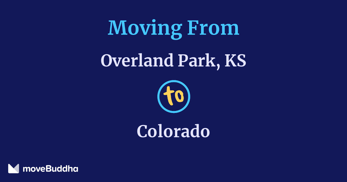 ($1,499) Movers From Overland Park, KS to Colorado