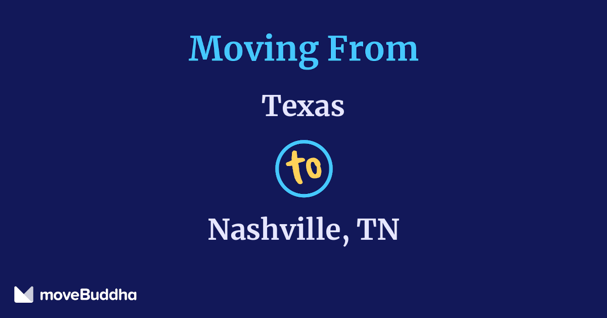 (1,329) Movers From Texas to Nashville