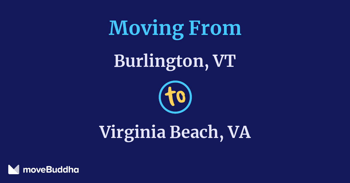 Burlington, VT to Virginia Beach, VA Movers (NEW 2026 Costs)