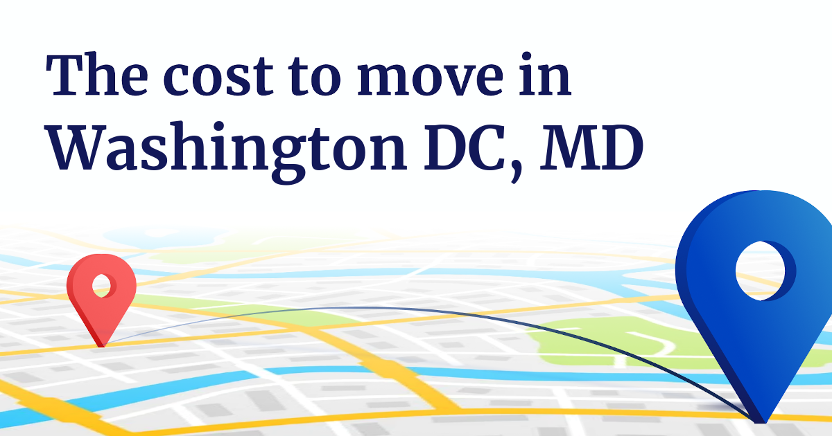 How Much Do Movers Cost in Washington DC, MD? | moveBuddha