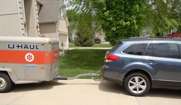 Uhaul tow behind trailer