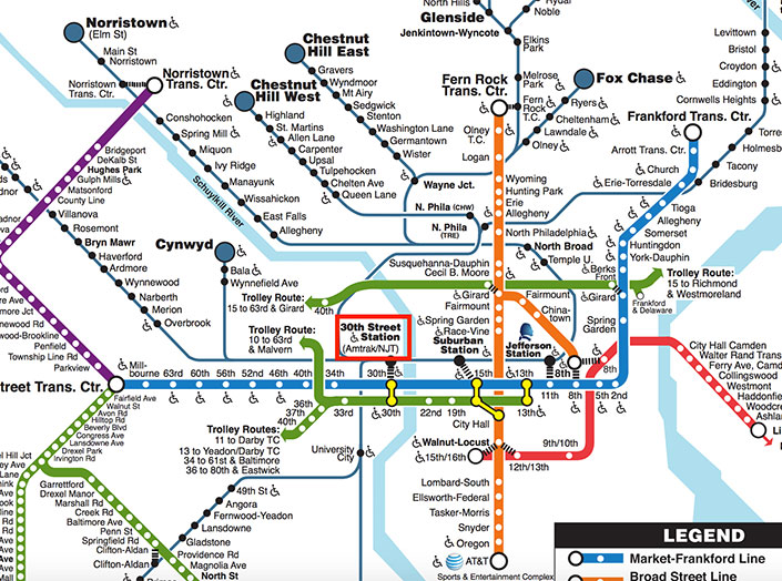 philadelphia septa transit map