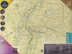 2020 Albuquerque bike map