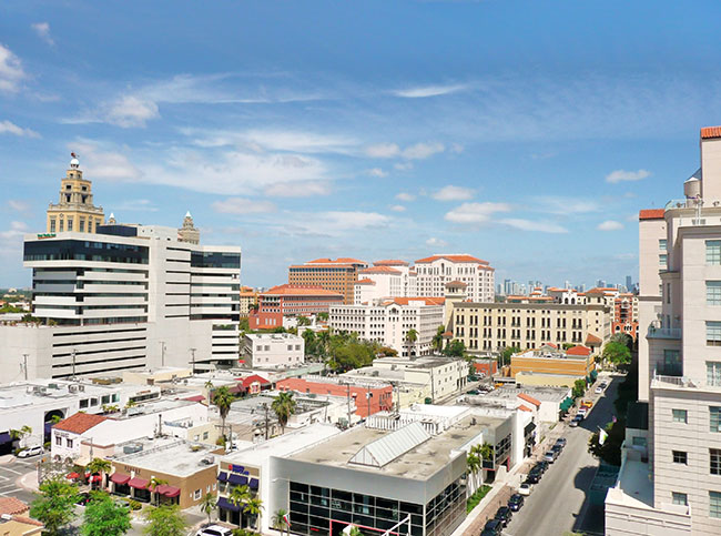 Coral Gables Skyline Miami, FL