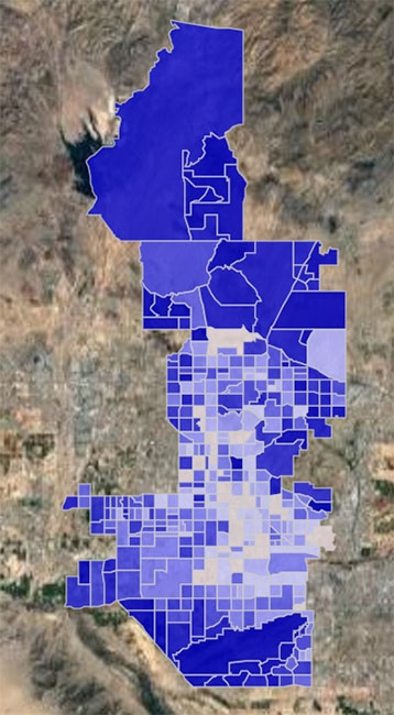 Phoenix, AZ Crime Hotspot Map