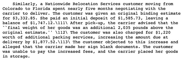 moving broker investigation senate write up