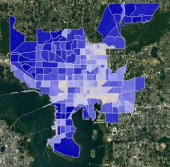 Tampa crime info map