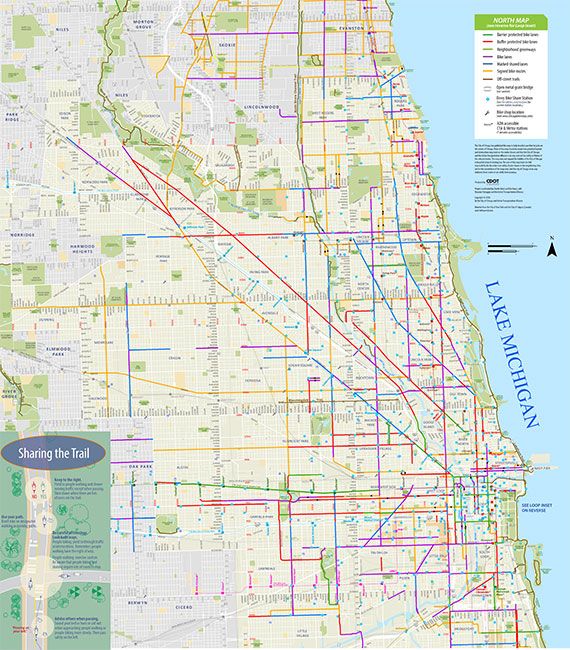 Chicago Bike Map