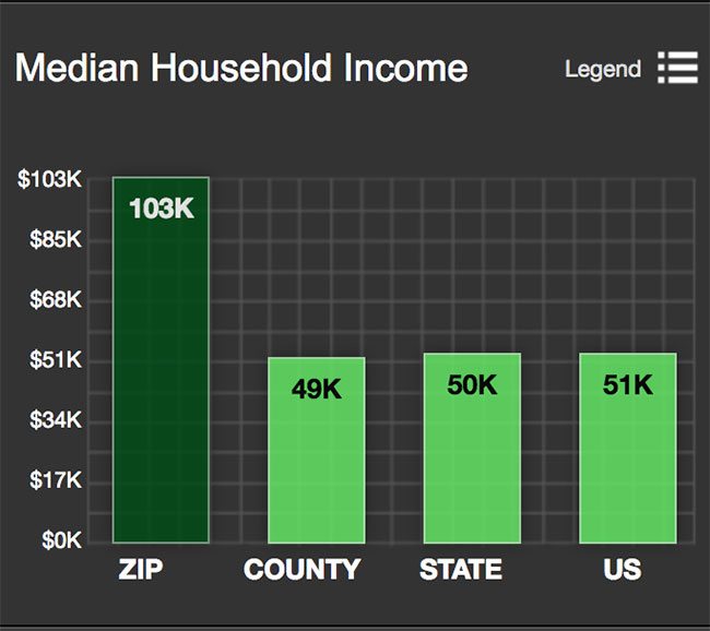 Helotes Median Household Income