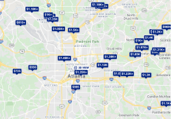 Atlanta Rental Hotspot Map 2021