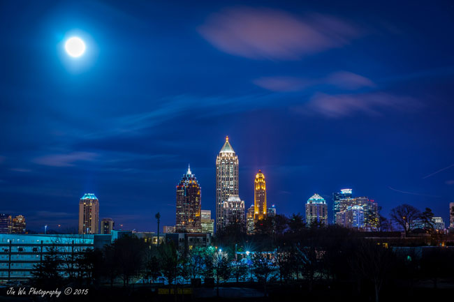 Atlanta at night