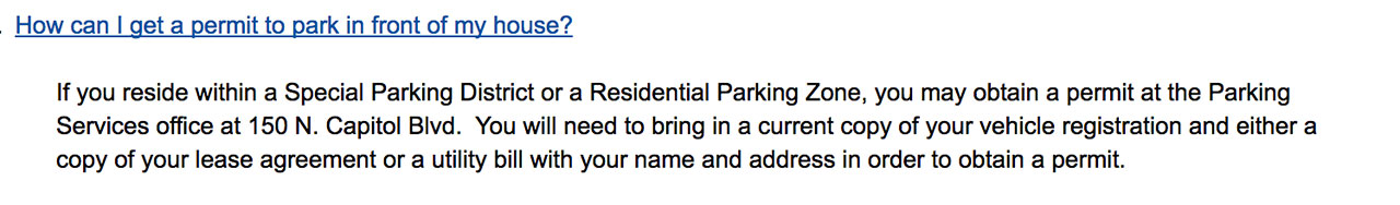 Boise Parking Permit