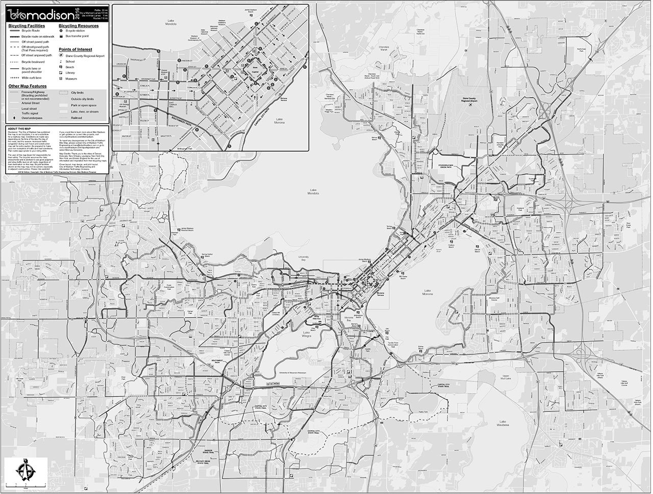 Madison Bike Map