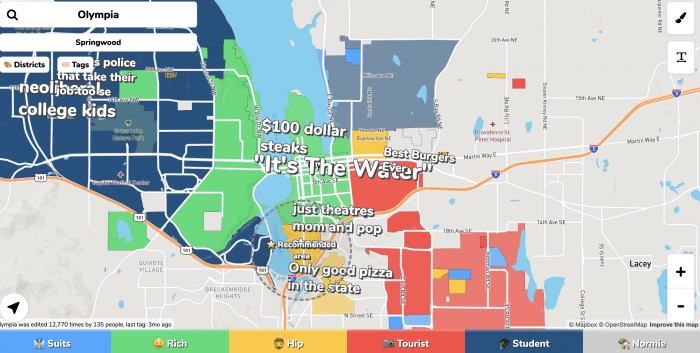 Olympia, WA 'Hoodmap' movebuddha 2022