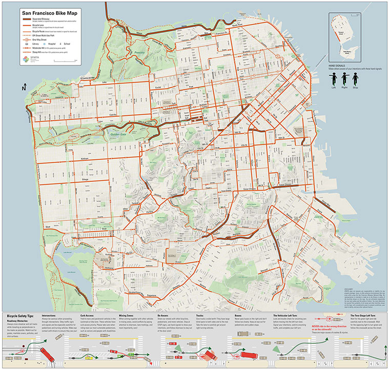 San Francisco Bike Map