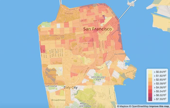 Is Moving To San Francisco Worth It In 2025 SanFrancisco Neighborhood Rent Map 700x446