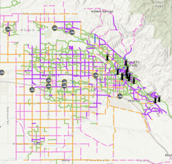 Boise Bike Map 2021