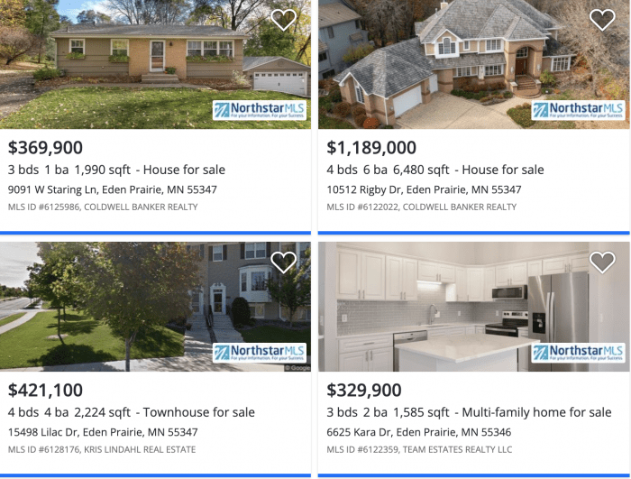 Minneapolis, MN Eden Prairie Zillow Home Prices 2021