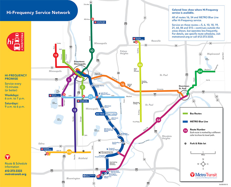 Minneapolis Light Rail Map