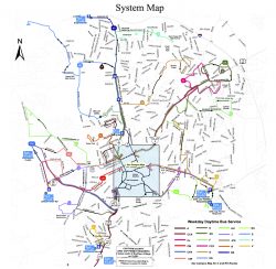 chapel hill transit system map