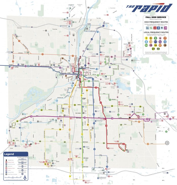 Grand Rapids MI The Rapid Map 2021