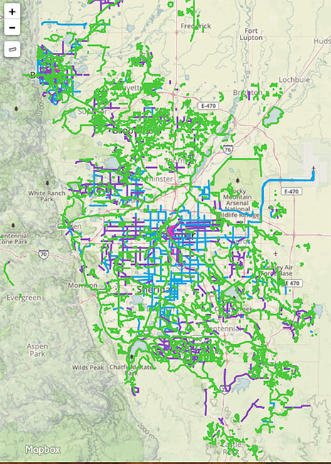 Denver Bike Map