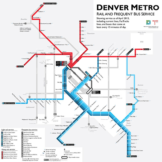 Denver Bus Map