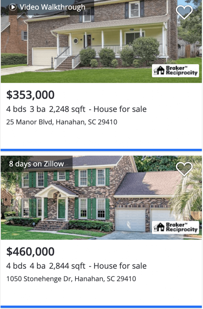 Hanahan, SC Zillow 2021