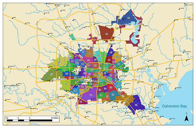 Houston Neighborhood Map