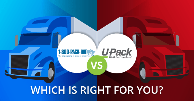 1-800-PACK-RAT vs U-Pack: Comparing Service, Quality, and Price