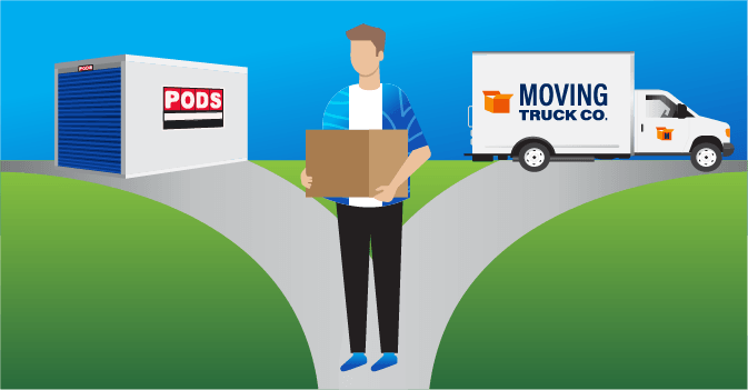 Pod type moving companies