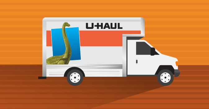 u haul moving van