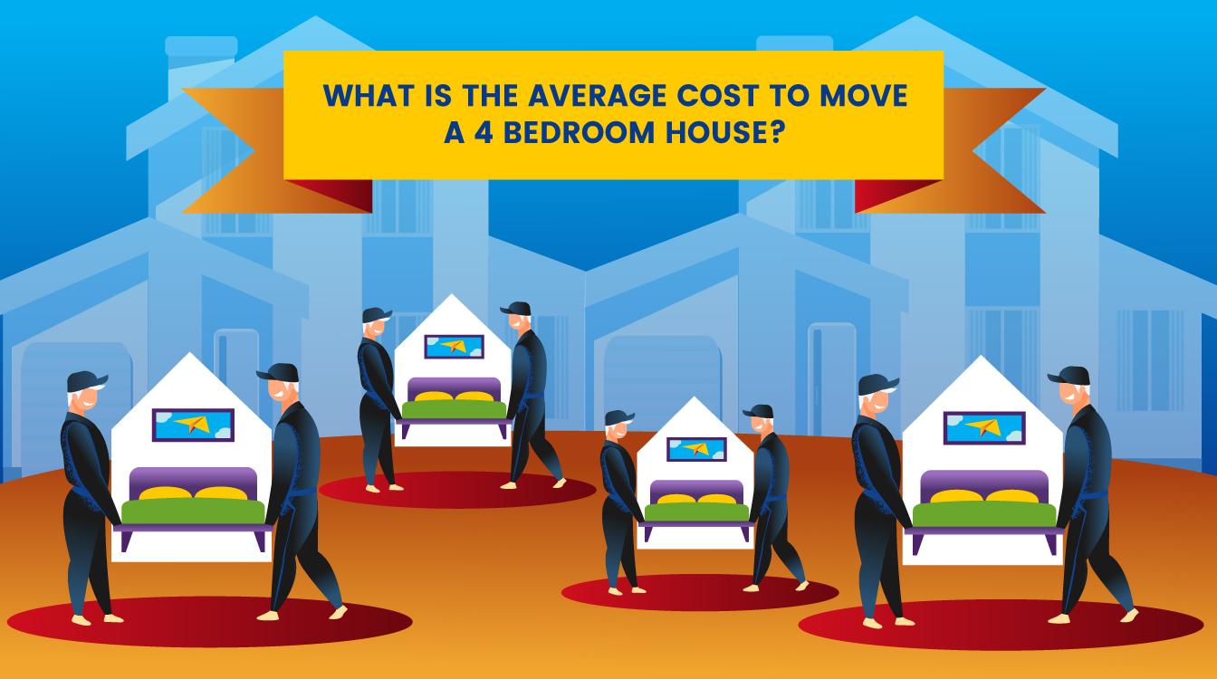 Average Cost to Move a 4 Bedroom House | moveBuddha