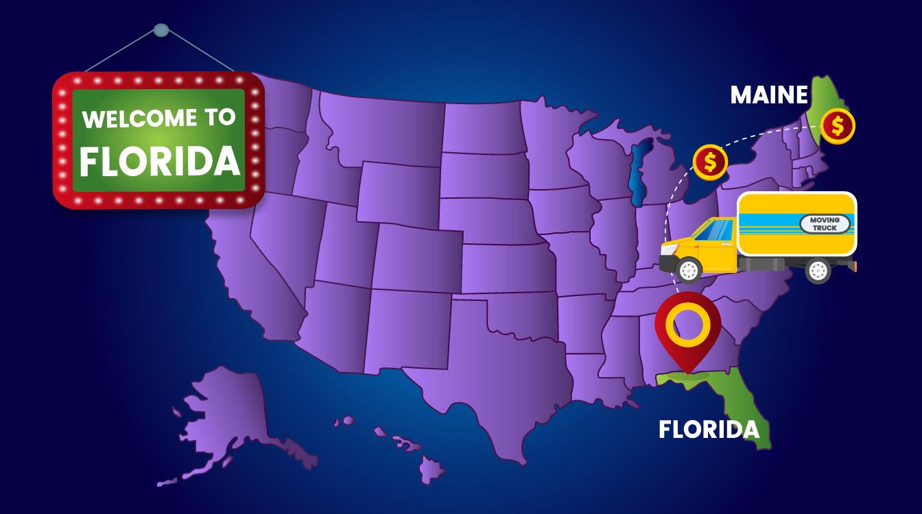 Maine to Florida Movers & Cost (2022) moveBuddha