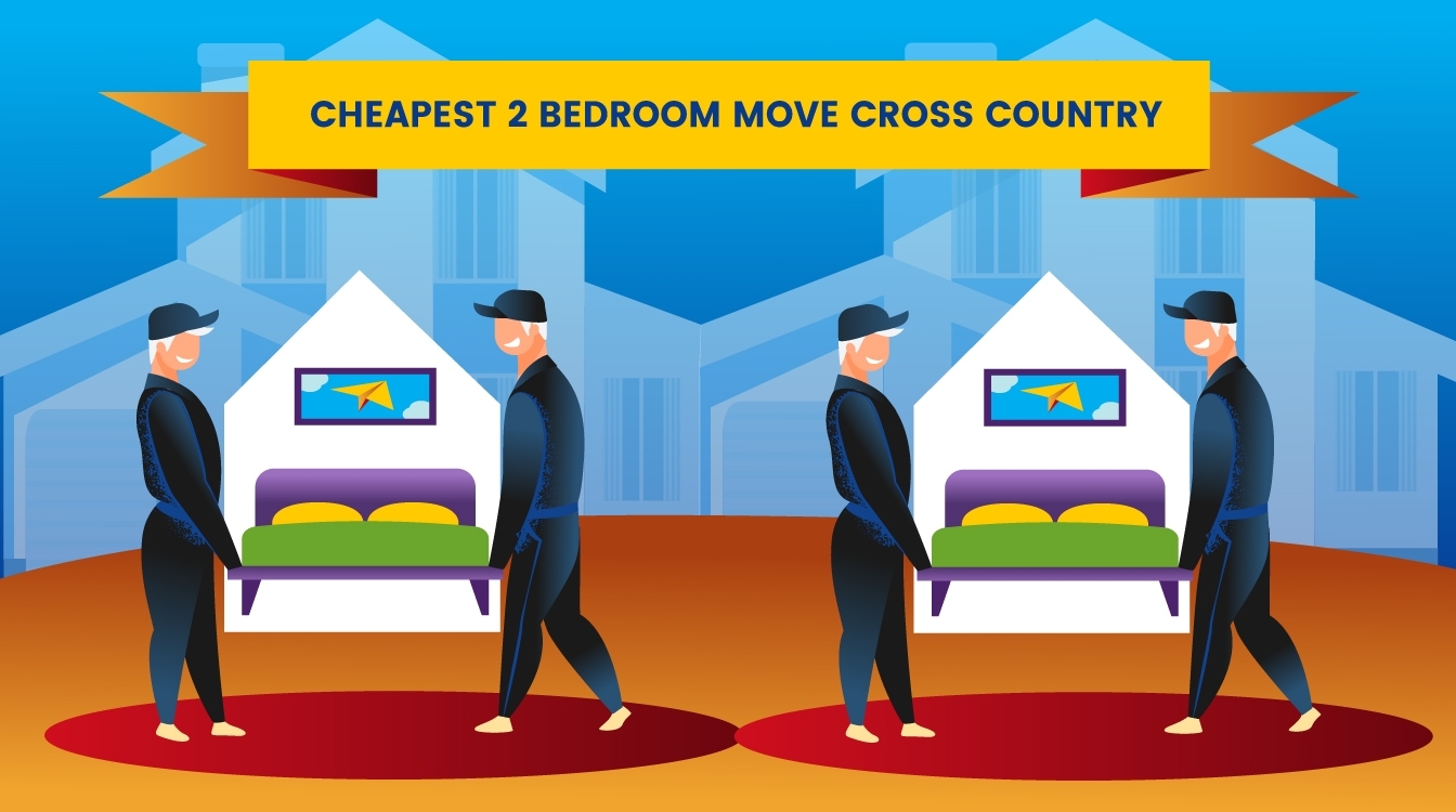 Cheapest way to ship 2 bedrooms cross country? moveBuddha