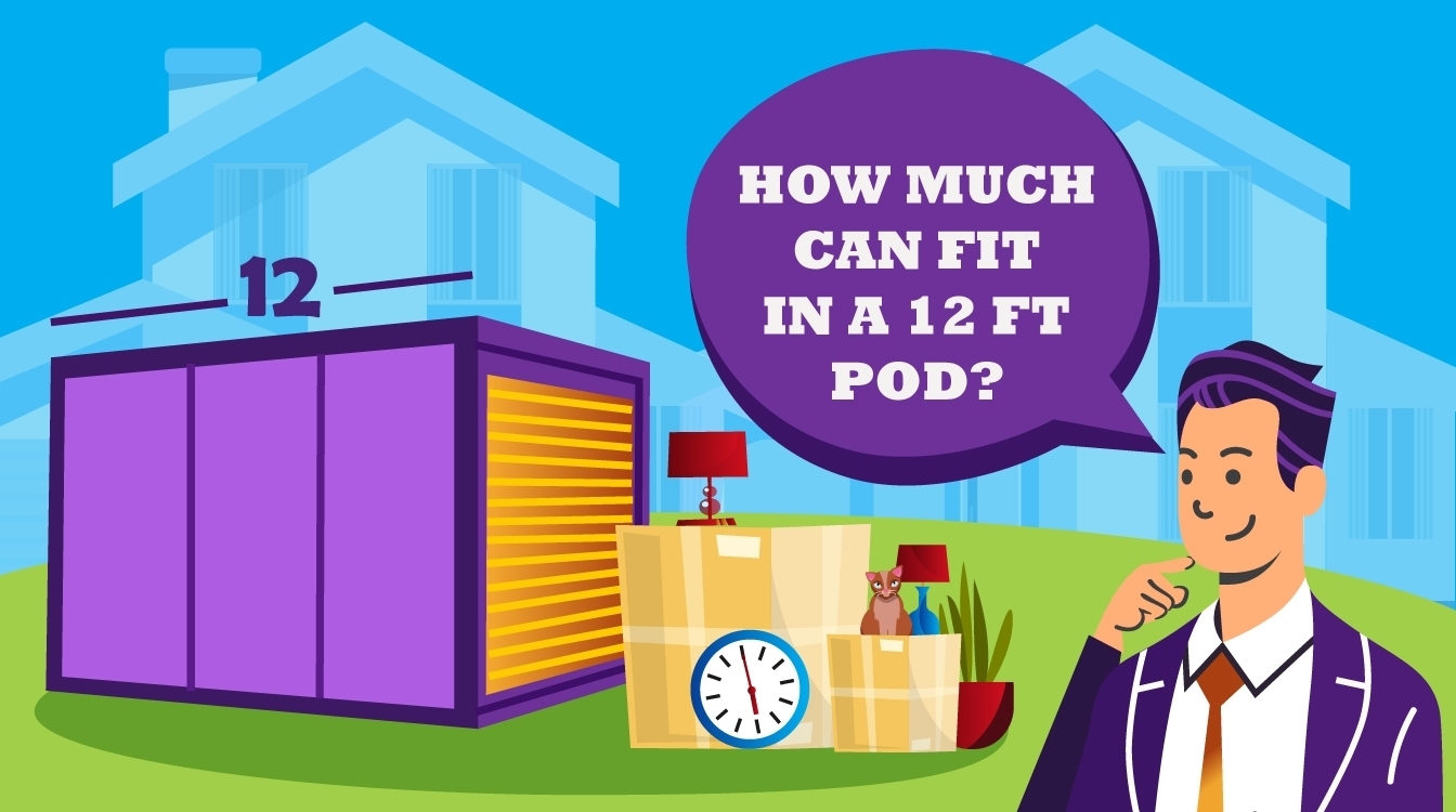 How Much Will Fit in a 12 foot POD? moveBuddha