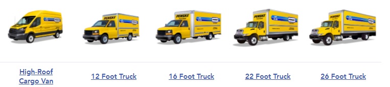 penske cargo van rental