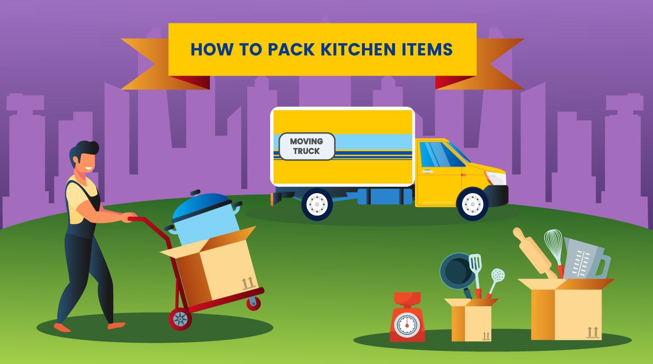 How to Pack Kitchen Items moveBuddha