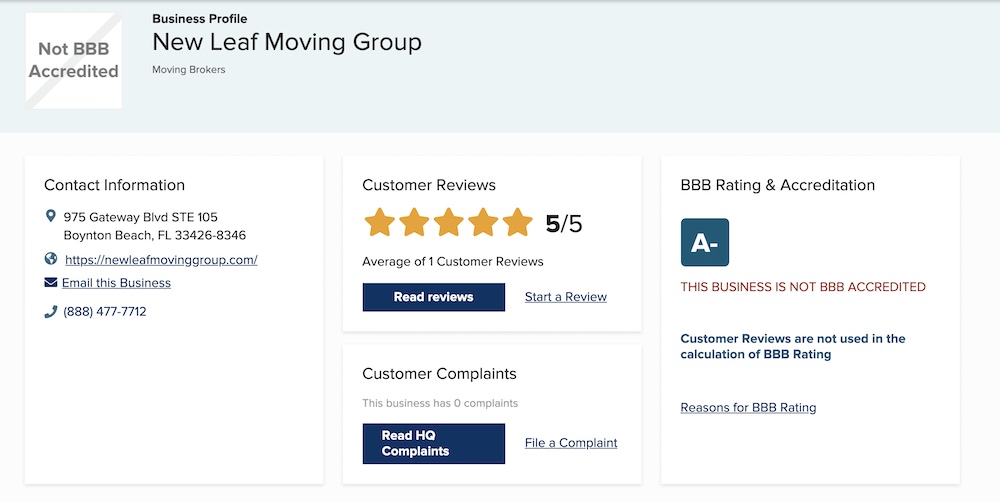 Is New Leaf Moving Group Legit? [2021 Review] moveBuddha