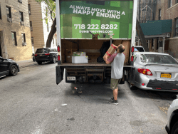 loading the moving truck