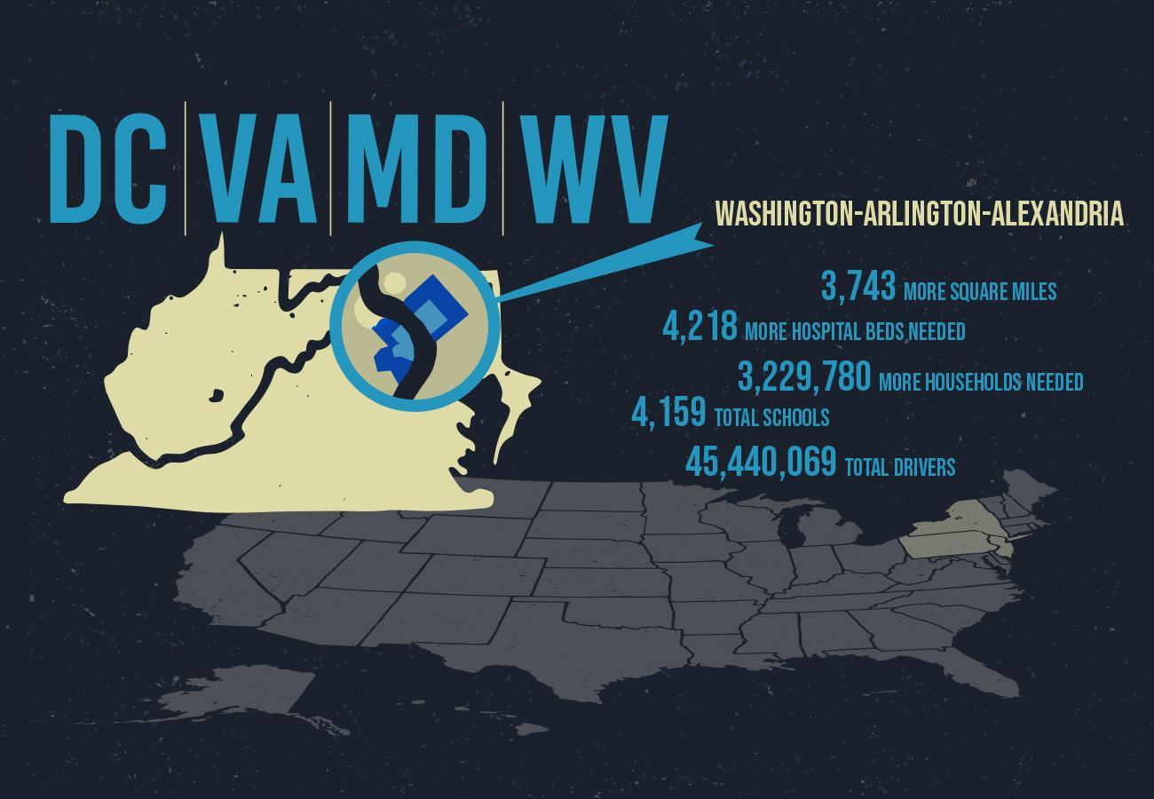 US Boom Towns DC Washington