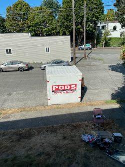 PODS container on the street