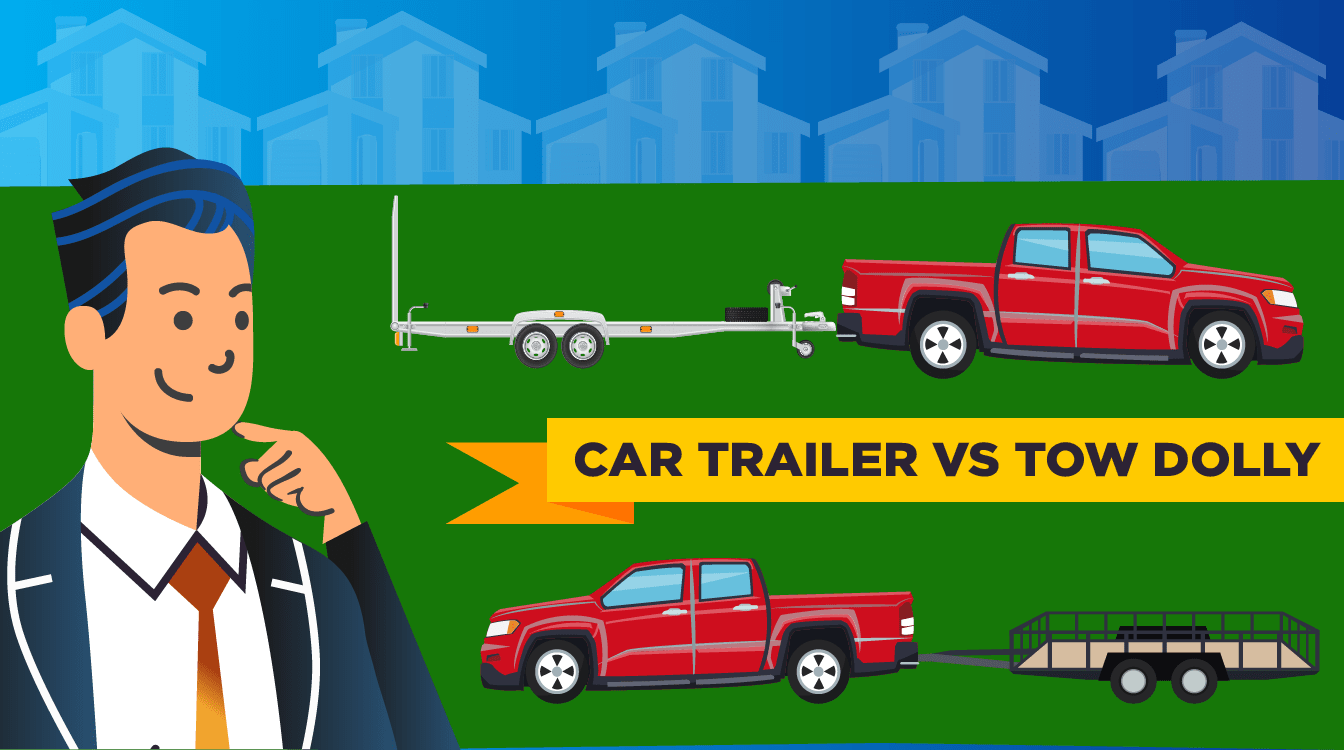 Car Trailer vs. Tow Dolly Which is the Right Choice? moveBuddha