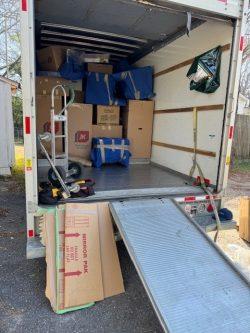 JK Moving truck with ramp for loading