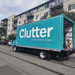 Clutter moving truck