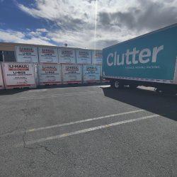 U-Box and Clutter moving trucks