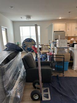 items packed to move