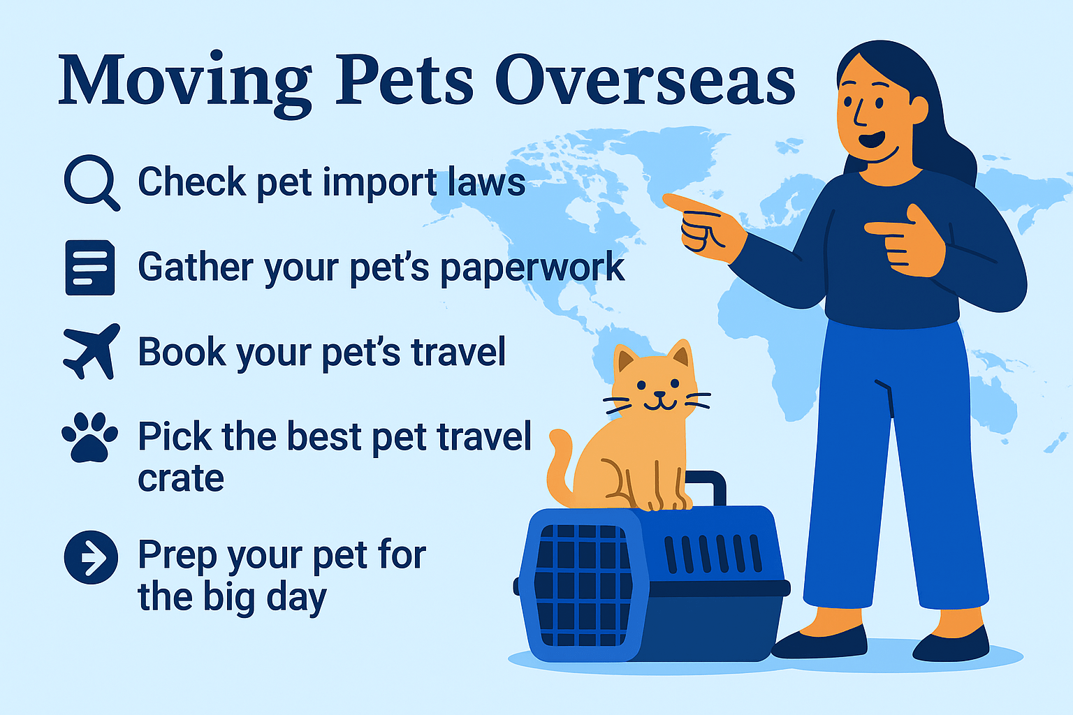 moving your pet overseas