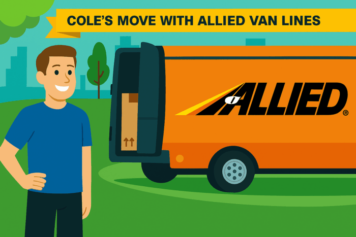 Cole's move with allied van lines from MO to SC-min