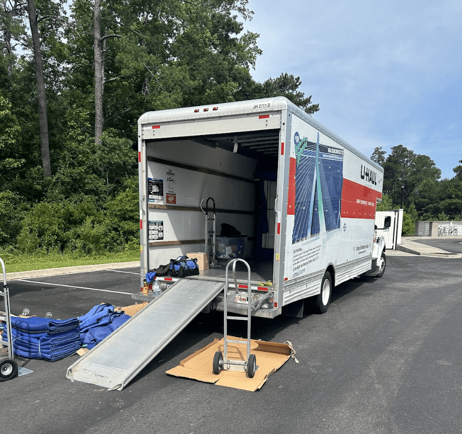 Cole's pickup day for the move from Joplin, Missouri